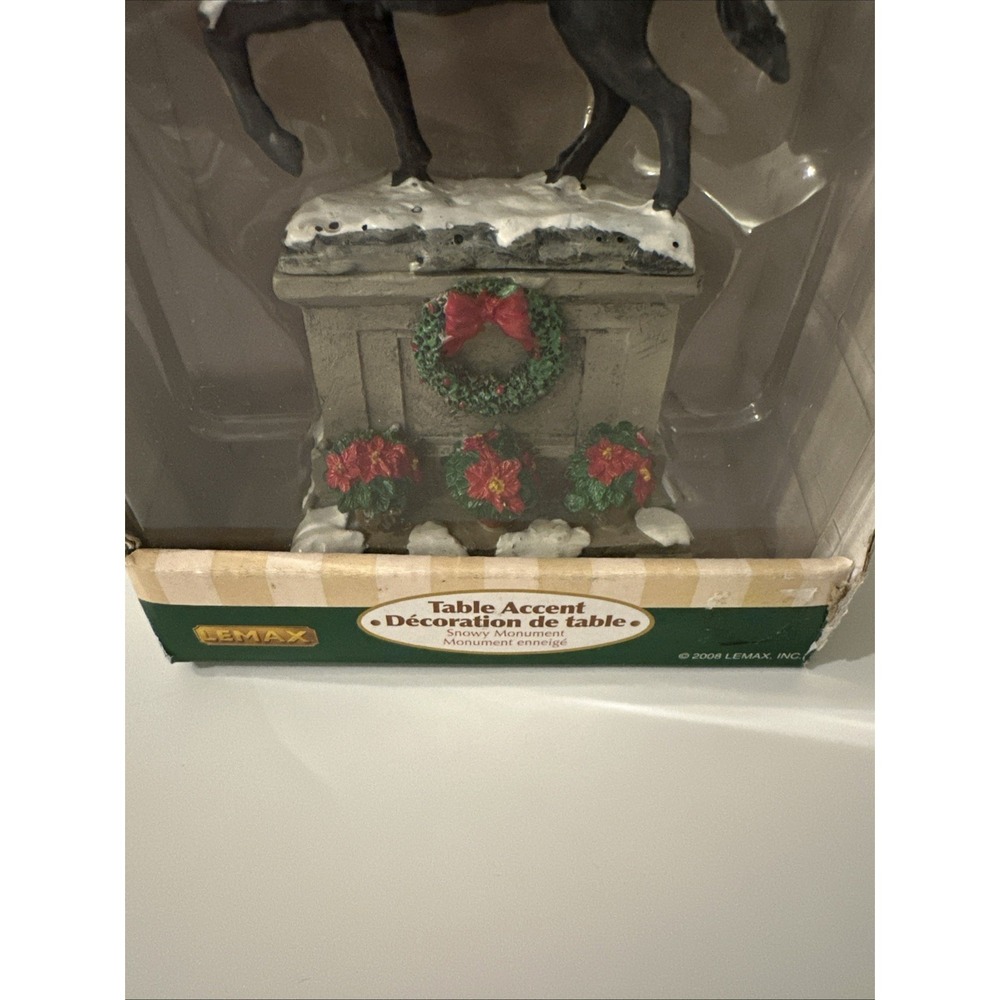 Lemax "Snowy Monument" Winter Holiday Table Accent Decoration - Picture 3 of 8